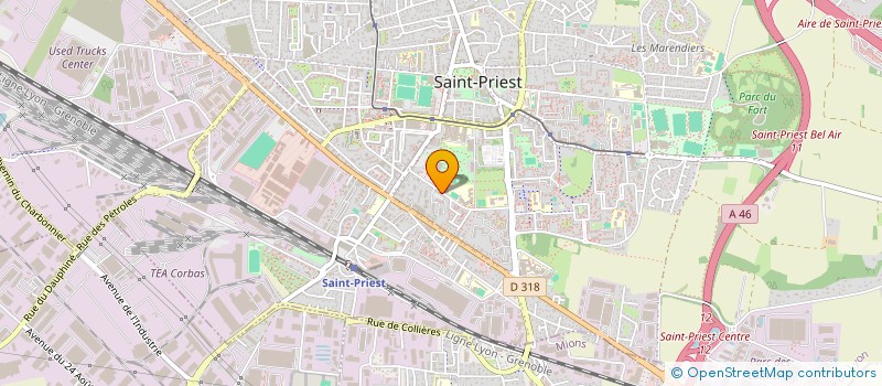 localisation de l'entreprise MONSIEUR EMIR KARA MOSTEFA  SAINT-PRIEST