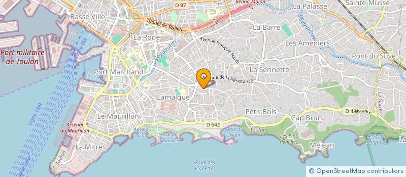 localisation de l'entreprise MONSIEUR EMIR NOUIRA  TOULON