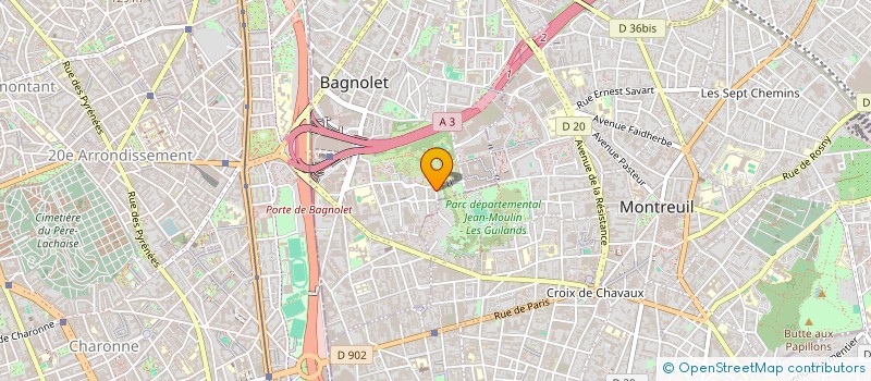 localisation de l'entreprise MONSIEUR EMIR OUELDI à BAGNOLET