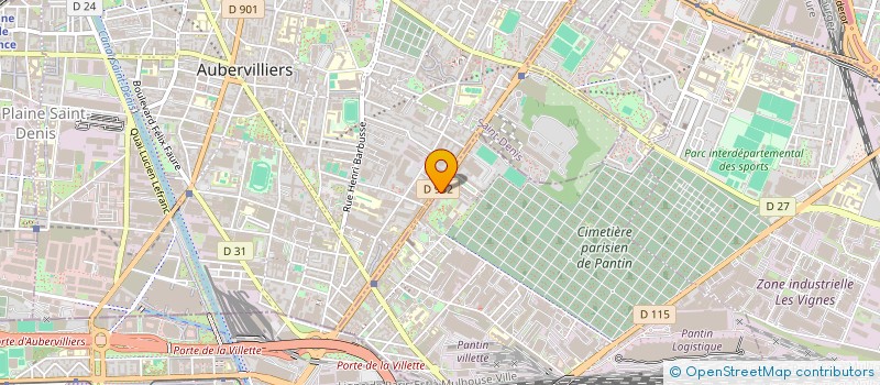 localisation de l'entreprise MONSIEUR EMIR PAUL UNDER  PANTIN