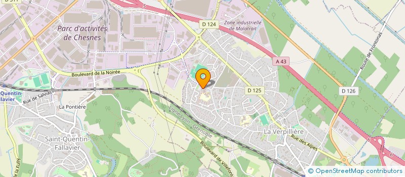 localisation de l'entreprise MONSIEUR EMIR RAHIC  LA VERPILLIERE