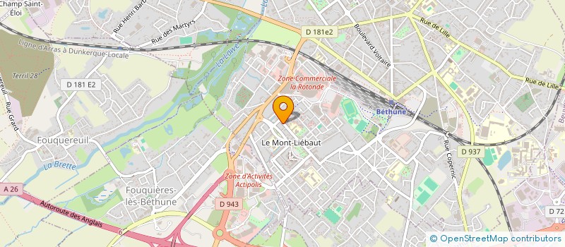 localisation de l'entreprise MONSIEUR EMIRHAN BABAYIGIT  BETHUNE