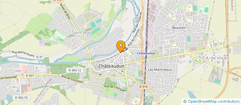 localisation de l'entreprise MONSIEUR EMITERIO RIVERA URQUIZA à CHATEAUDUN