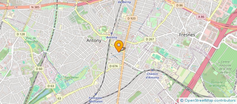 localisation de l'entreprise MONSIEUR EMMA DELIC à ANTONY