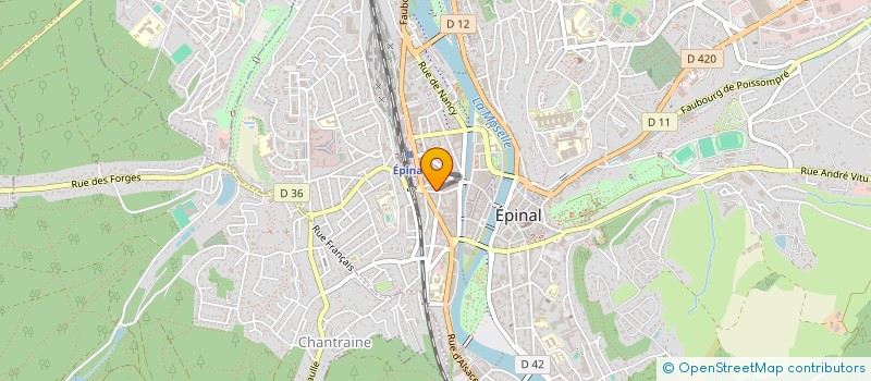 localisation de l'entreprise MONSIEUR EMMA MAYIKA-NKOUSSOU  EPINAL