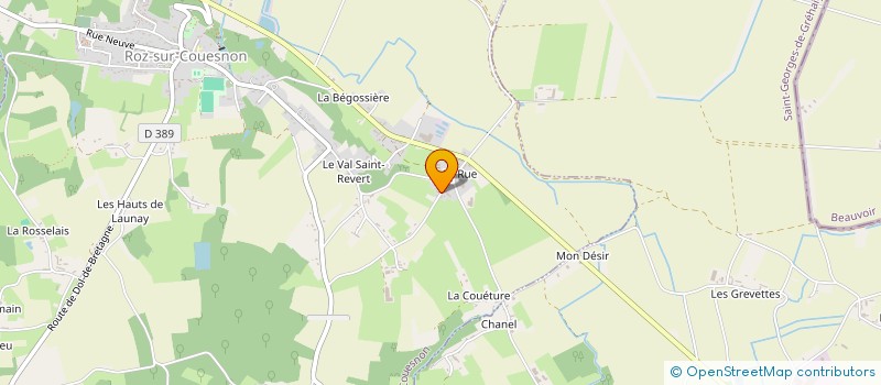 localisation de l'entreprise MONSIEUR EMMA TAILLEFER  ROZ-SUR-COUESNON