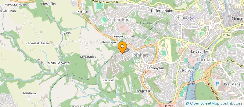 localisation de l'entreprise MONSIEUR EMMANUEL ABANDA ZOA EBA  QUIMPER