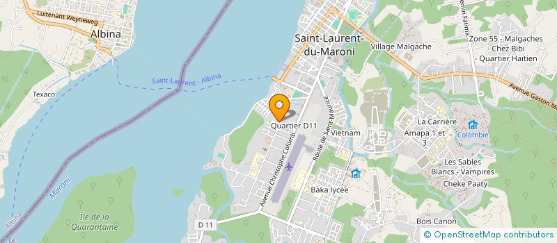 localisation de l'entreprise MONSIEUR EMMANUEL ADABA à SAINT-LAURENT-DU-MARONI