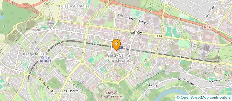 localisation de l'entreprise MONSIEUR EMMANUEL ADEL à CERGY