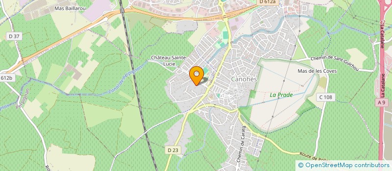 localisation de l'entreprise MONSIEUR EMMANUEL ADOGNIBO  CANOHES