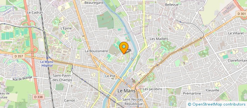 localisation de l'entreprise MONSIEUR EMMANUEL ADRIEN MANGOLO KWATE à LE MANS