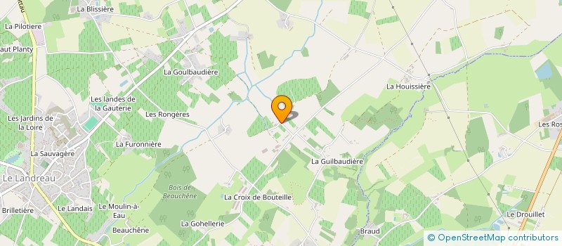 localisation de l'entreprise MONSIEUR EMMANUEL AIRAULT  LE LANDREAU