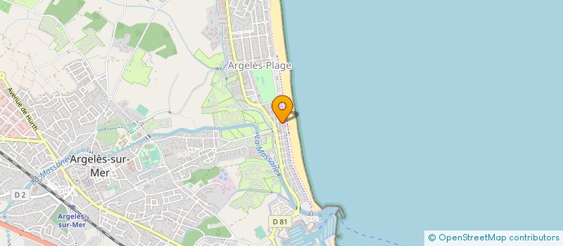 localisation de l'entreprise MONSIEUR EMMANUEL ALBRI  ARGELES-SUR-MER