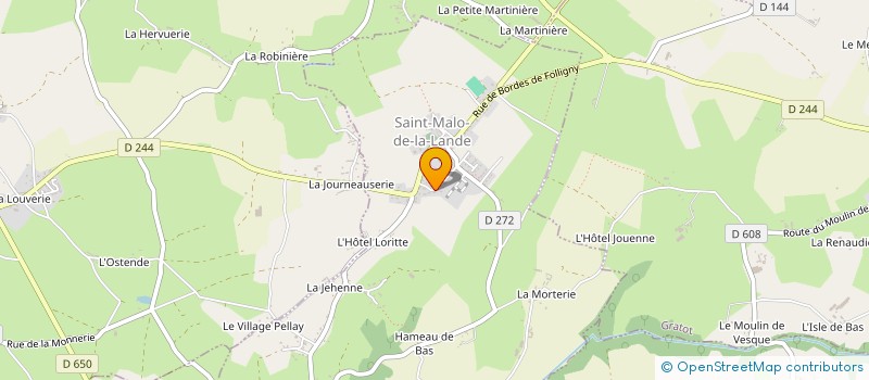 localisation de l'entreprise MONSIEUR EMMANUEL ALEXANDRE  SAINT-MALO-DE-LA-LANDE