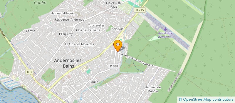 localisation de l'entreprise MONSIEUR EMMANUEL ALLANOT  ANDERNOS-LES-BAINS