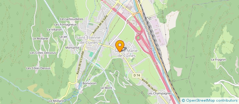 localisation de l'entreprise MONSIEUR EMMANUEL ALMADOVAR  SAINTE-MARIE-DE-CUINES