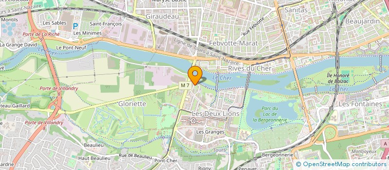 localisation de l'entreprise MONSIEUR EMMANUEL AMY  TOURS