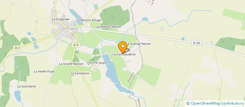 localisation de l'entreprise MONSIEUR EMMANUEL APPOLINAIRE à LA PUYE