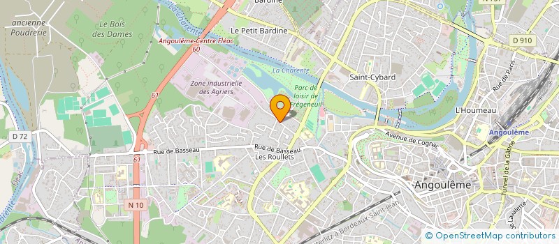 localisation de l'entreprise MONSIEUR EMMANUEL ARENAS à ANGOULEME