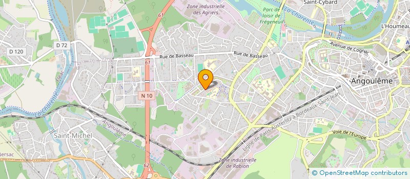 localisation de l'entreprise MONSIEUR EMMANUEL ARENAS à ANGOULEME