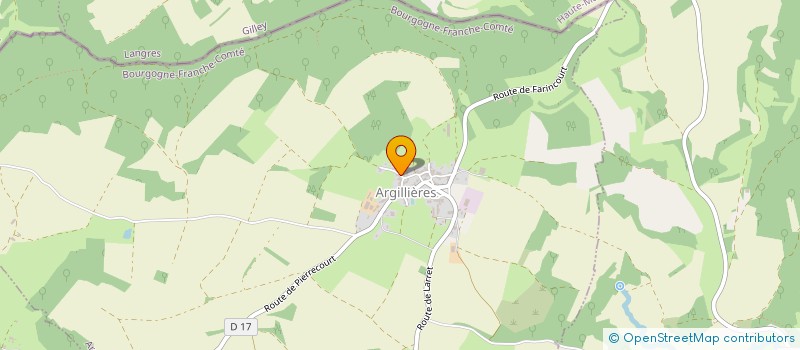 localisation de l'entreprise MONSIEUR EMMANUEL ARGENTON  ARGILLIERES