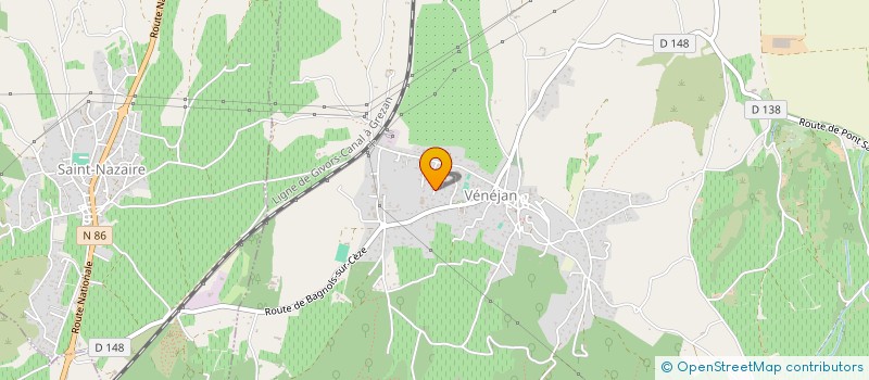 localisation de l'entreprise MONSIEUR EMMANUEL ARNAUD  VENEJAN