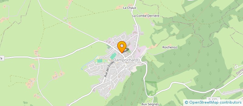 localisation de l'entreprise MONSIEUR EMMANUEL ARNOULT  DAMPRICHARD