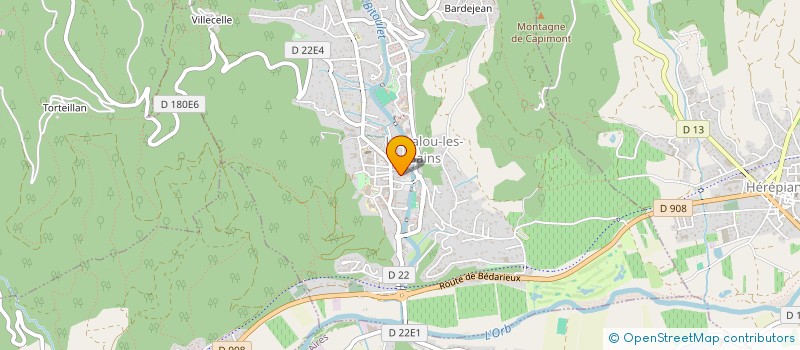 localisation de l'entreprise MONSIEUR EMMANUEL ARONOFF  LAMALOU-LES-BAINS