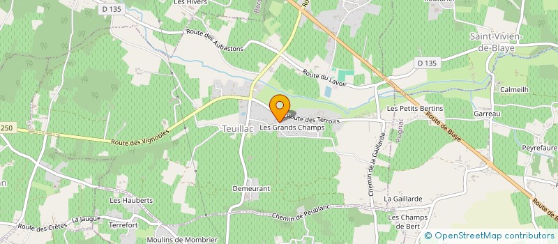 localisation de l'entreprise MONSIEUR EMMANUEL ARREGUY à TEUILLAC
