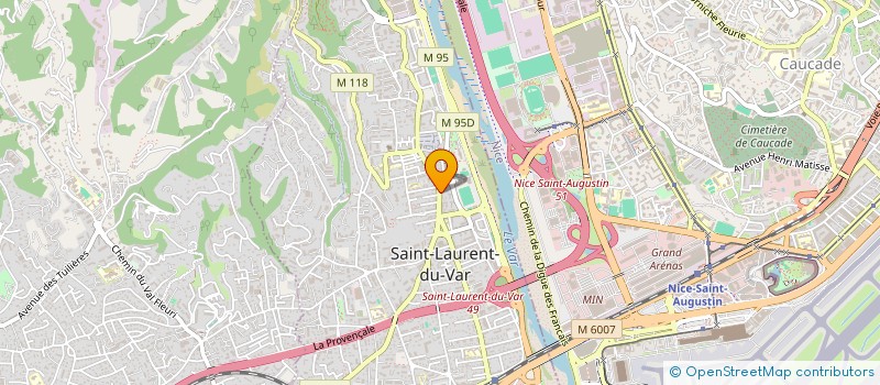 localisation de l'entreprise MONSIEUR EMMANUEL ARTERO à SAINT-LAURENT-DU-VAR