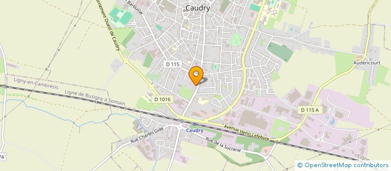 localisation de l'entreprise MONSIEUR EMMANUEL ASCUDE à CAUDRY