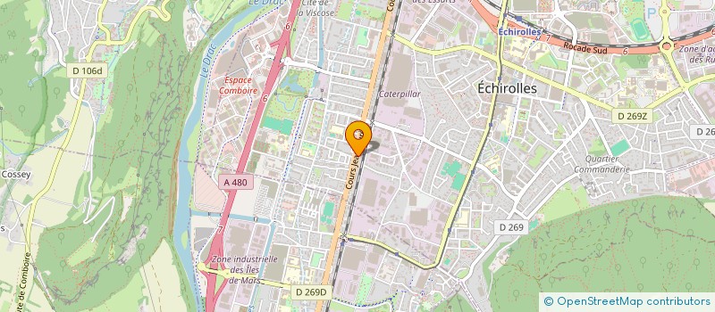 localisation de l'entreprise MONSIEUR EMMANUEL ASPINAS  ECHIROLLES