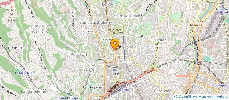 localisation de l'entreprise MONSIEUR EMMANUEL ATTAR  NICE