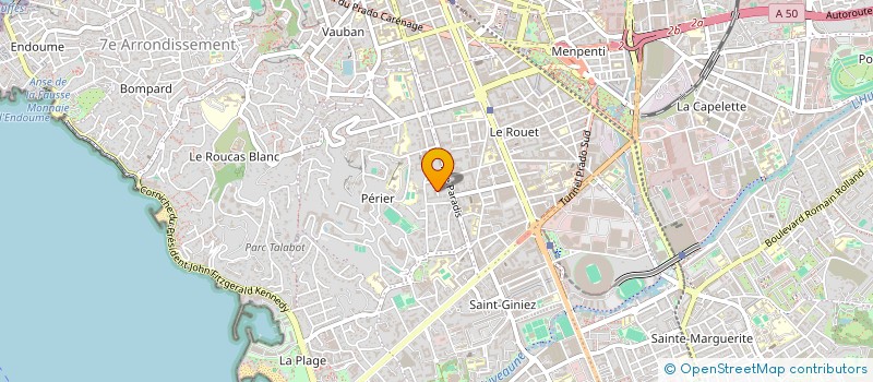 localisation de l'entreprise MONSIEUR EMMANUEL ATTLAN  MARSEILLE