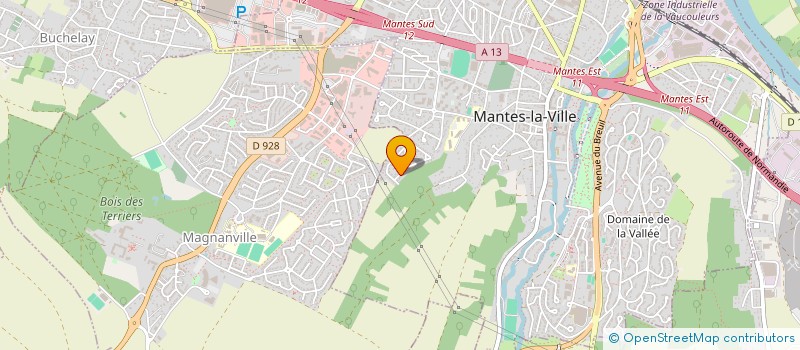 localisation de l'entreprise MONSIEUR EMMANUEL AUBEL  MANTES-LA-VILLE