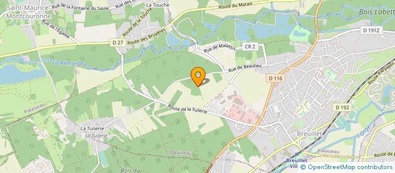 localisation de l'entreprise MONSIEUR EMMANUEL AUDINELLE à BREUILLET