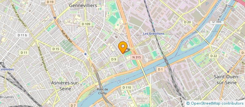 localisation de l'entreprise MONSIEUR EMMANUEL AUDOUSSET à GENNEVILLIERS