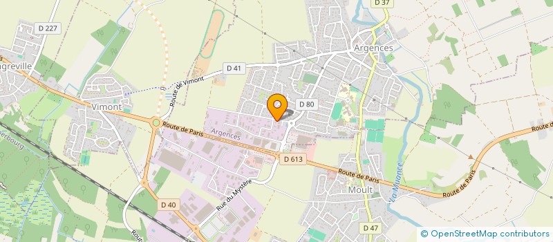 localisation de l'entreprise MONSIEUR EMMANUEL AUDRA  ARGENCES