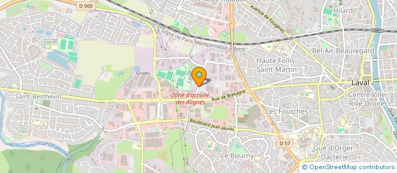 localisation de l'entreprise MONSIEUR EMMANUEL AUFFRAY à LAVAL