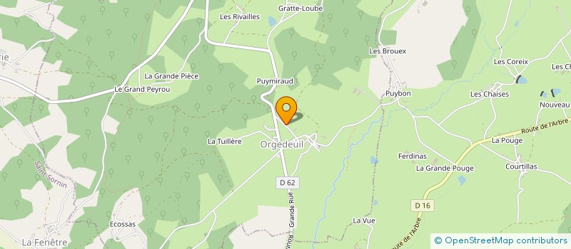 localisation de l'entreprise MONSIEUR EMMANUEL AURIAULT à ORGEDEUIL