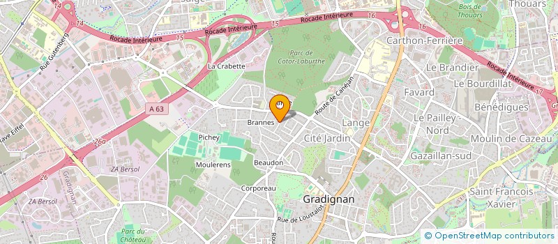 localisation de l'entreprise MONSIEUR EMMANUEL AYMES  GRADIGNAN