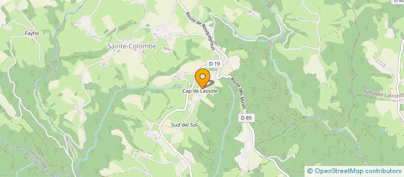 localisation de l'entreprise MONSIEUR EMMANUEL AYROLES  SAINTE-COLOMBE