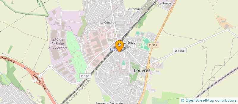 localisation de l'entreprise MONSIEUR EMMANUEL AZAKAZA  LOUVRES