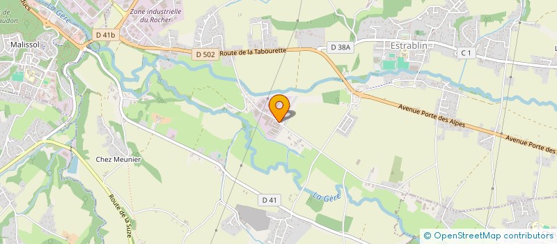 localisation de l'entreprise MONSIEUR EMMANUEL BACCA  ESTRABLIN