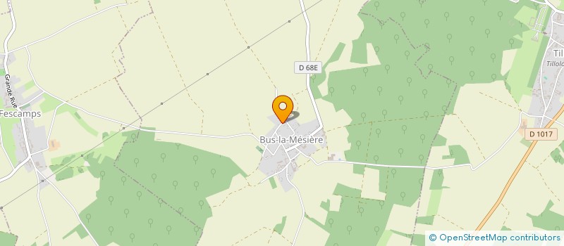 localisation de l'entreprise MONSIEUR EMMANUEL BACLET  BUS-LA-MESIERE