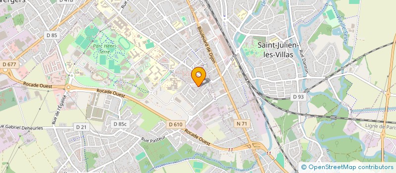 localisation de l'entreprise MONSIEUR EMMANUEL BAGOU  TROYES