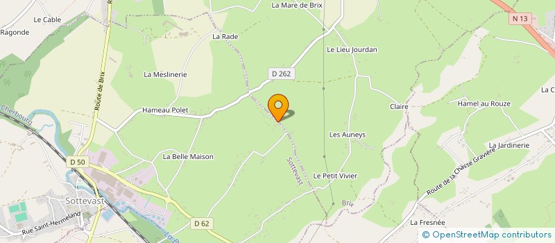 localisation de l'entreprise MONSIEUR EMMANUEL BAILLEUL  SOTTEVAST