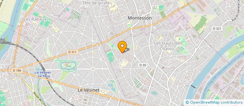 localisation de l'entreprise MONSIEUR EMMANUEL BAILLIE  CHATOU