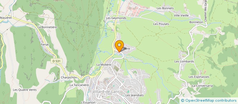 localisation de l'entreprise MONSIEUR EMMANUEL BAILLY  VILLARD-DE-LANS