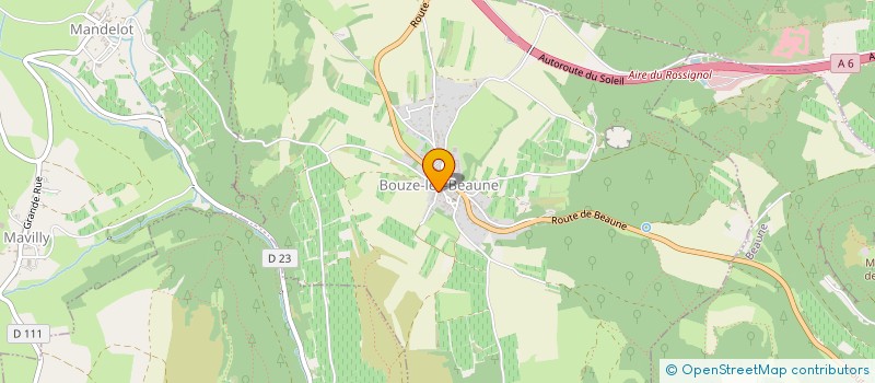 localisation de l'entreprise MONSIEUR EMMANUEL BAILLY à BOUZE-LES-BEAUNE